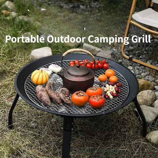 Title: Portable Charcoal BBQ Grill Compact Outdoor Cooking Smokeless Barbecue Grill for Camping Backyard Picnics Family Gatherings