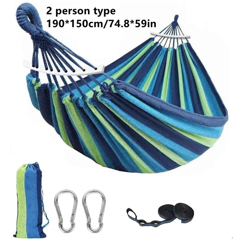 Portable Canvas Hammock – Single & Double