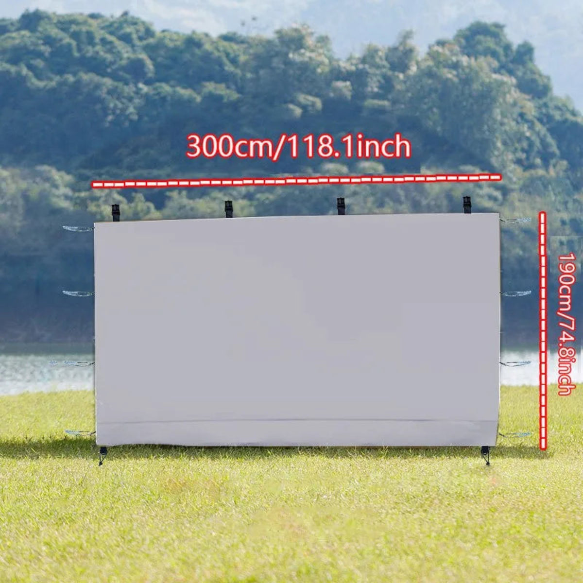 10x10ft Gazebo Canopy Replacement Sidewall Panel – Waterproof Oxford