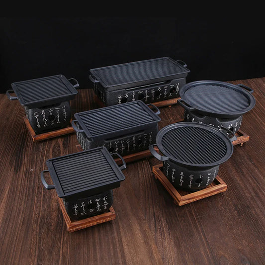 Title: Mini Barbecue Charcoal Grill Grill Tray  Home Barbecue Small Charcoal Stovecha Rcoal Grill Rice Cake Oven