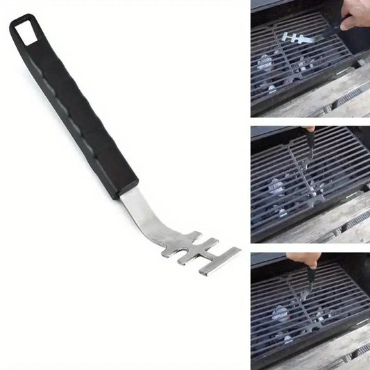 Title: Anti-Scald Grill Grate Lifter Heat-Resistant Cooking Grate Lifter Tool Grill Accessories Lifte The Grill Net Outdoor BBQ Tools