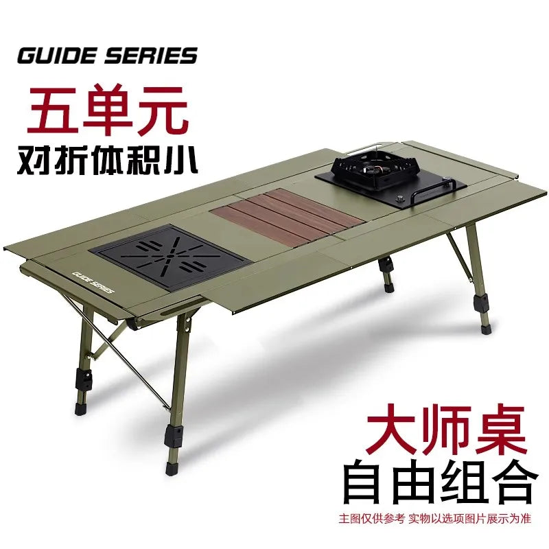 Patio Modern Outdoor Dining Firepit Table - Bistro Backyard Furniture