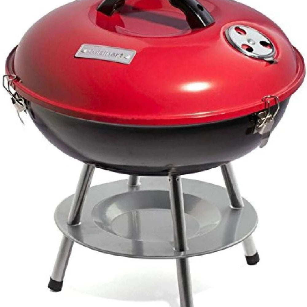 Portable Charcoal BBQ Grill Kettle - Outdoor Smoker for Patio, Backyard & Camping