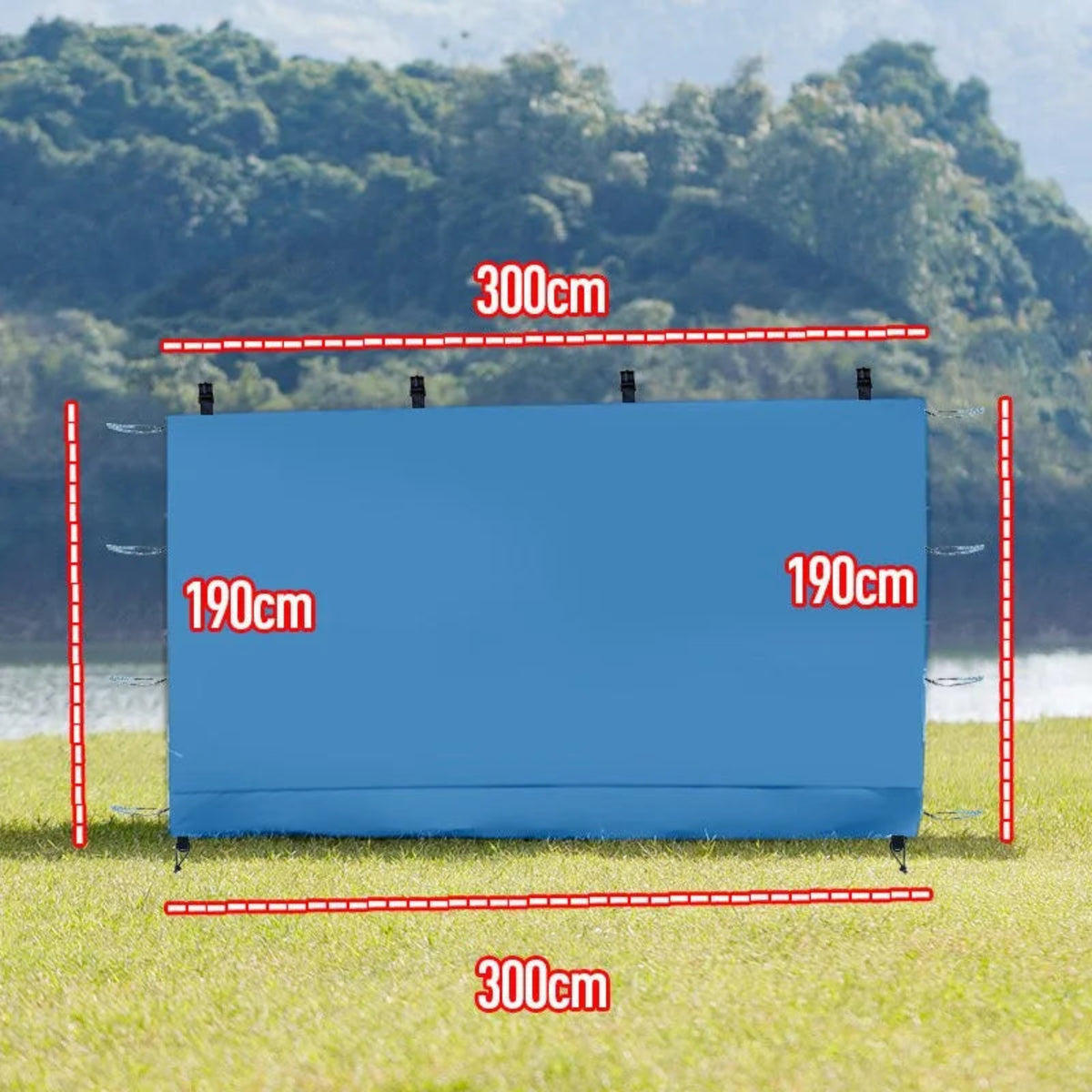 10x10ft Gazebo Canopy Replacement Sidewall Panel – Waterproof Oxford