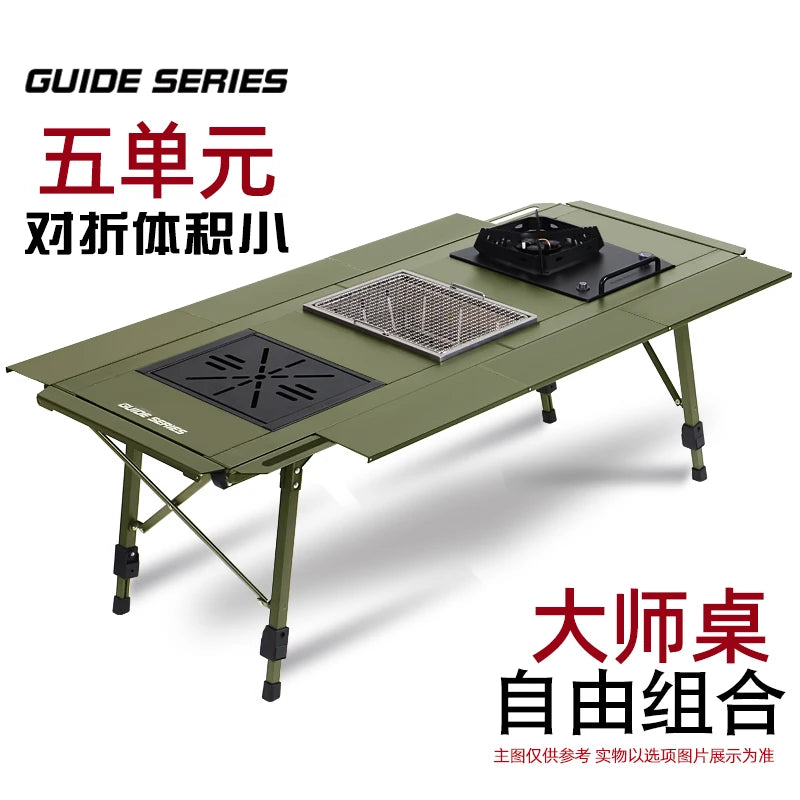 Patio Modern Outdoor Dining Firepit Table - Bistro Backyard Furniture