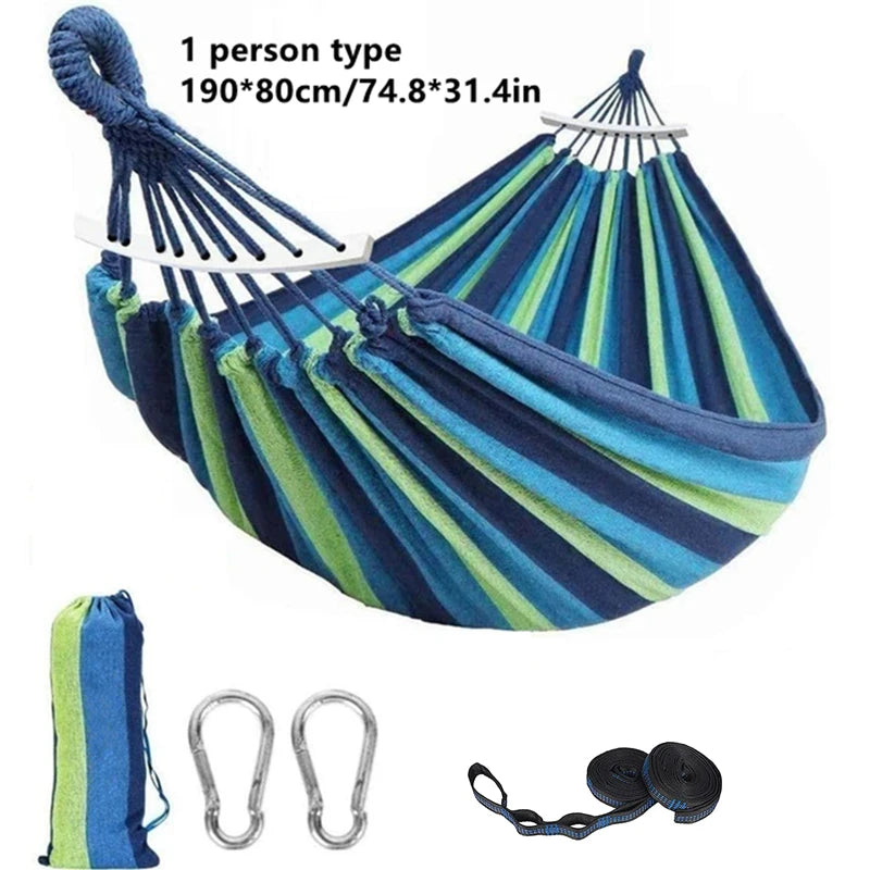 Portable Canvas Hammock – Single & Double
