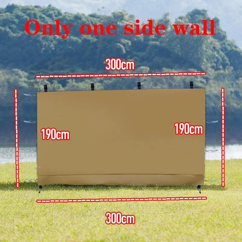 10x10ft Gazebo Canopy Replacement Sidewall Panel – Waterproof Oxford