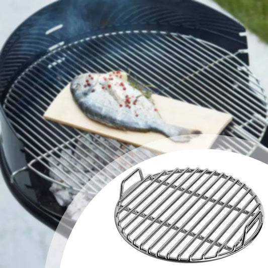 Title: Round 40cm Cast Iron Grills Grate Versatile Round BBQ Grills Mesh For Family Gathering Cooking
